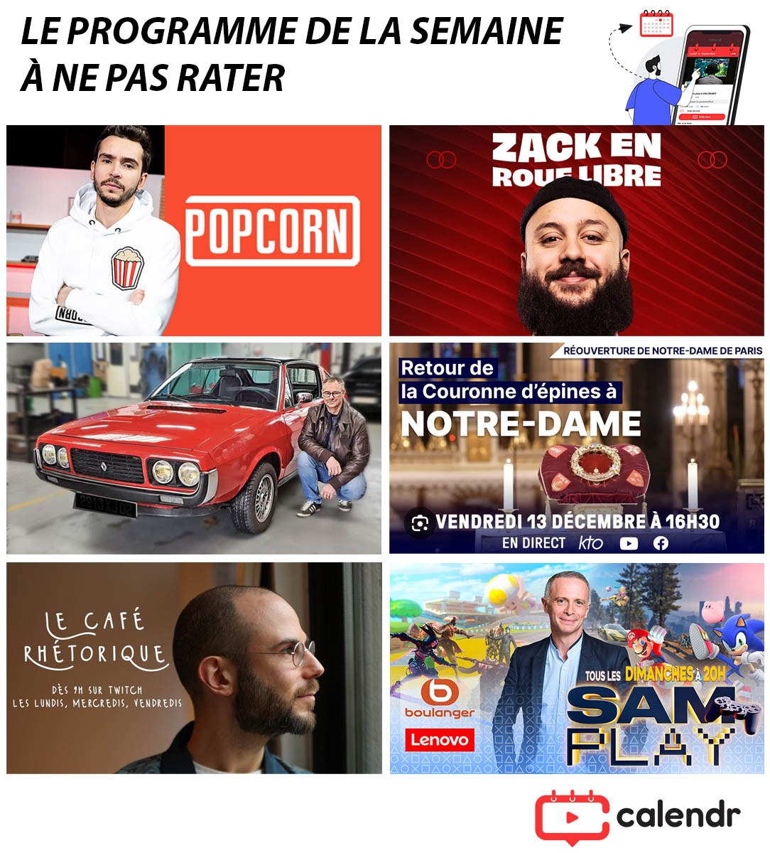 Ce qu’il ne faut pas rater cette semaine !